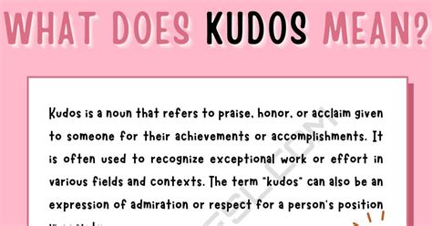 meaning of kudos in tagalog|KUDOS Meaning in Tagalog .